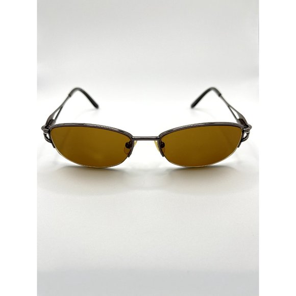 Saks Fifth Avenue Eyeglasses Halfrim Saks 246 OCVL 135 Dark Brown - Picture 2 of 5